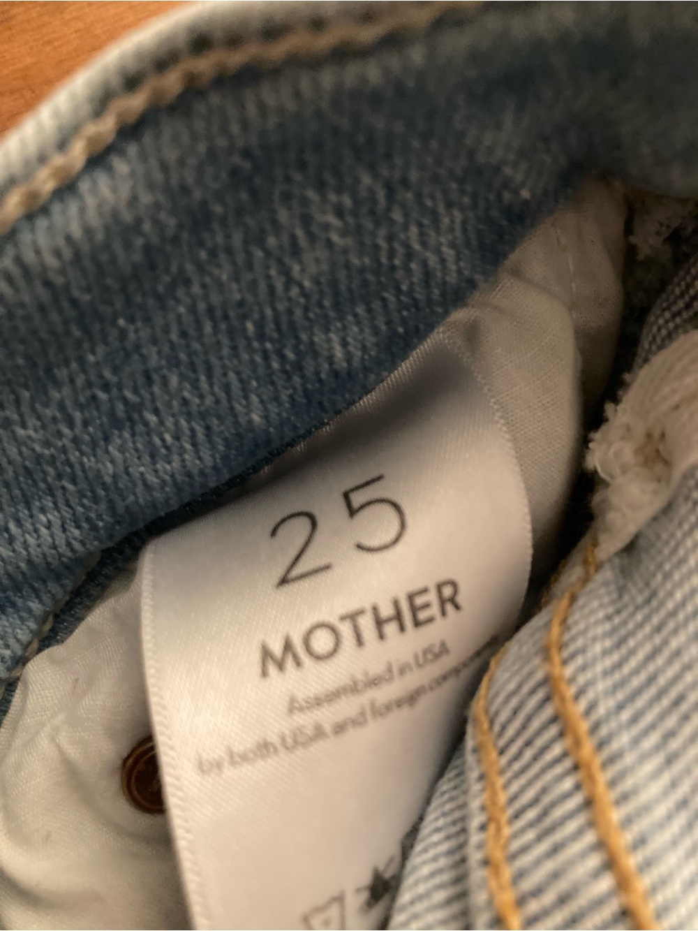 LIKE New, MOTHER Light Blue Women's High-Rise Flare Jeans - Picture 9 of 10